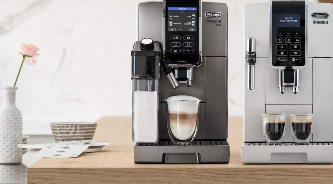 Dinamica. Heiße One-Touch-Kaffeegetränke auf Knopfdruck.