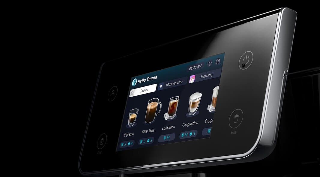 Your touch, a world of coffee