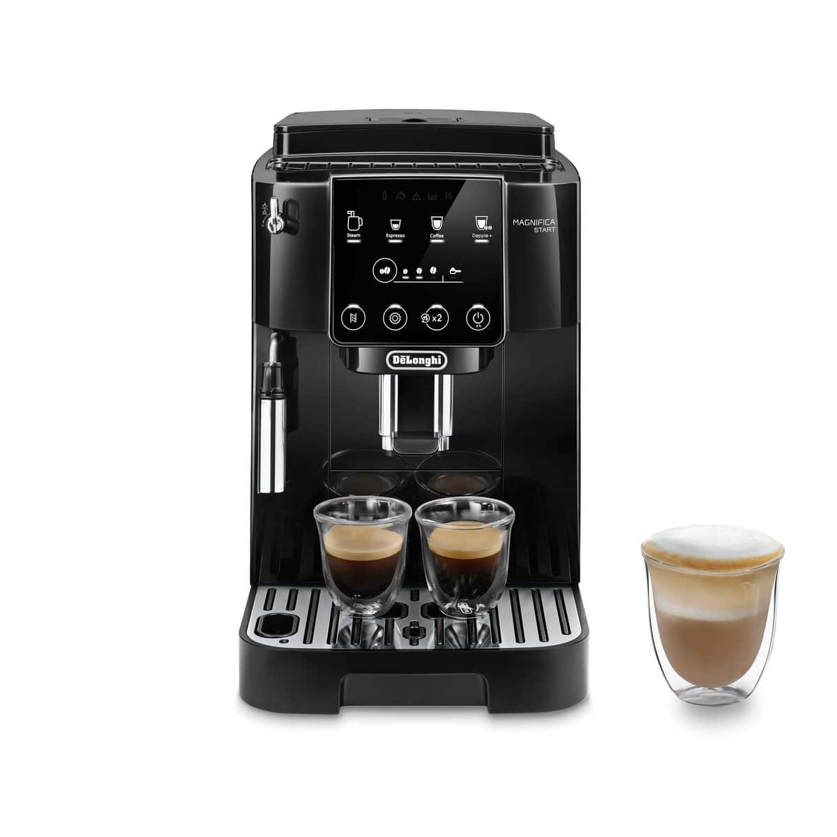 01 De'Longhi Magnifica Start ECAM220.21.B с две еспреса и капучино