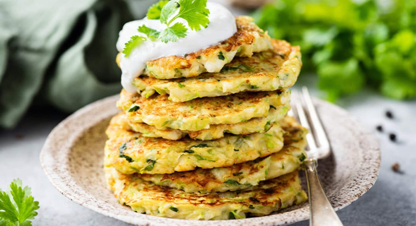 Placki z cukinią - zdjęcie.