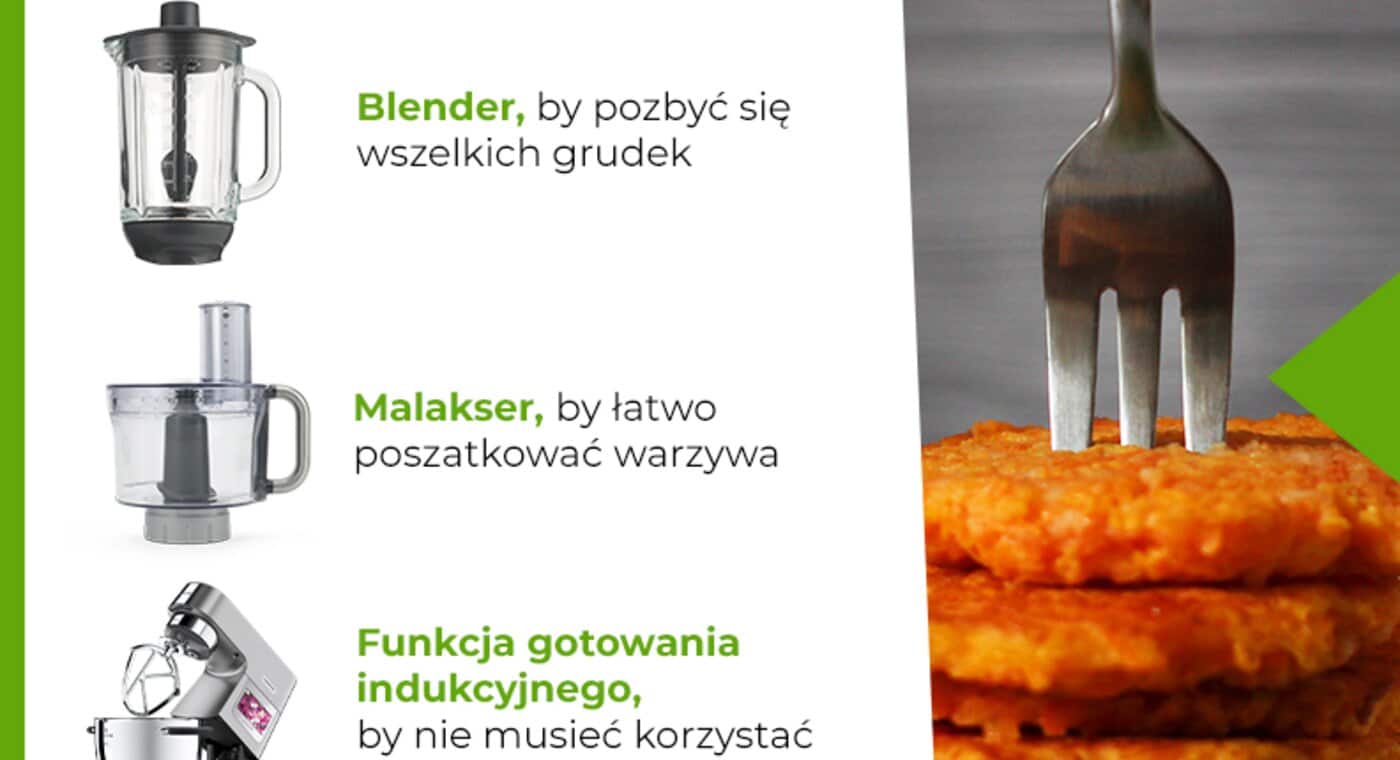 Co pomoże Ci w przygotowaniu placków? - infografika.