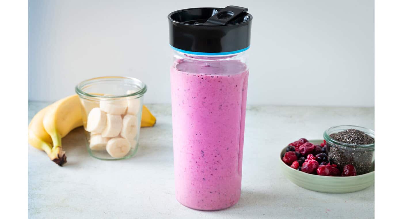Smoothie to go recipe Berries Chia Smoothie