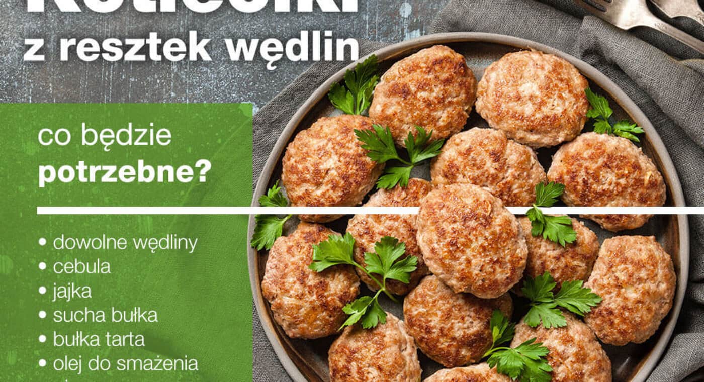 kotleciki z resztek wędlin