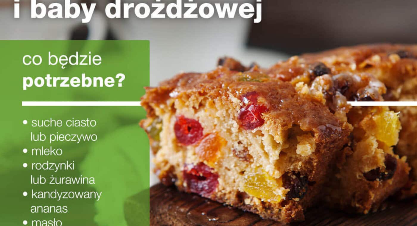 resztkowiec z chleba i baby drożdżowej