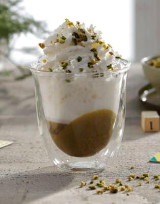 Lahodné pistáciové Cappuccino