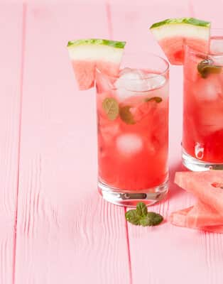 Cocktail pastèque concombre