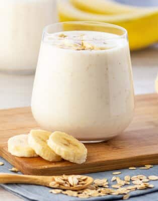 Smoothie onctueux banane et avoine