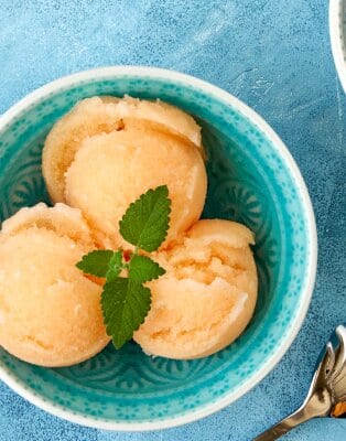 Glace protéiné melon et banane