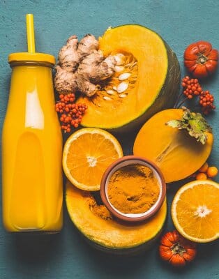 Jesienne koktajle z imbirem i cynamonem