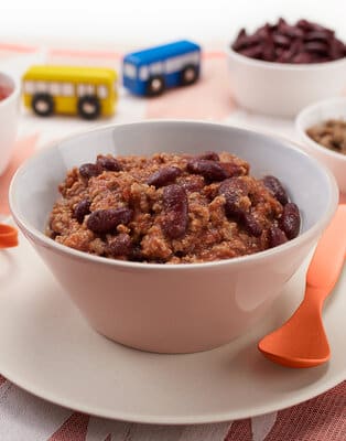 Beef with red kidney beans