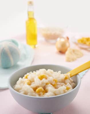 Corn risotto