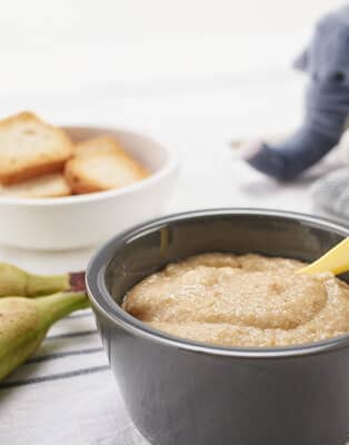 Banana rusk purée