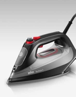 Braun’s fastest steam iron.