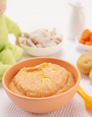 Turkey potato purée