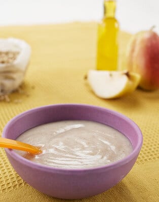 Pear buckwheat purée