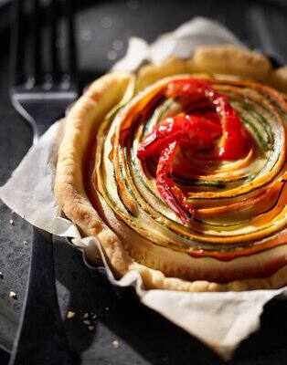 Bunte Gemüse-Quiche