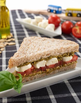 Caprese sandwich