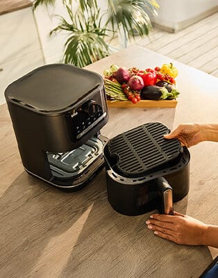 Ontdek onze airfryers met PFAS-vrije coating