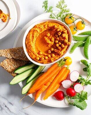 Red pepper hummus