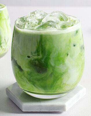 Iced matcha latte
