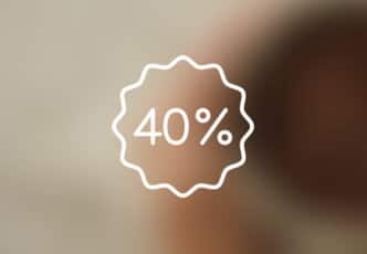 Fino al 40% di sconto