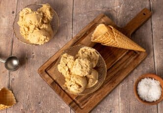 Brown Butter Ice Cream with Sea Salt