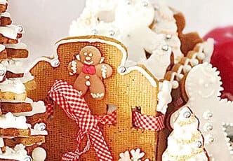 Décoration de Noël en biscuits