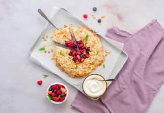 Tourte aux fruits rouges