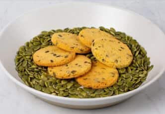Pumpkin Seed Short Crust Biscuit by Kerth Gumbs
