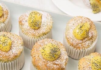 Gluten Free Lemon and Poppy Seed Muffins