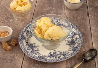 Clotted Cream and Ginger Ice Cream