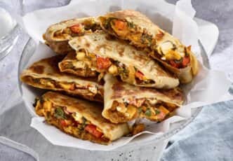 Pain marocain aux légumes épicés