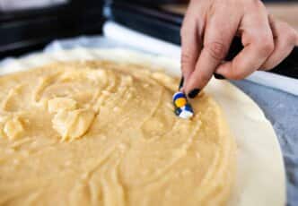 Crème d'amande pour fond de tarte