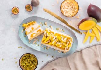 Vegan Mango Ice Cream Cake