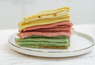 Crêpes colorées
