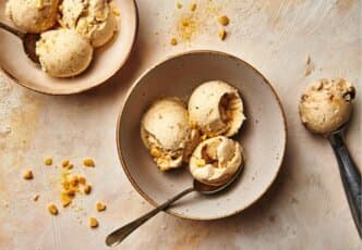 Glace vegan banane & beurre de cacahuètes