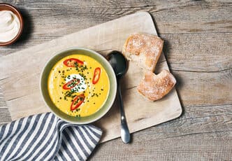Vegan Pumpkin and Ginger Soup