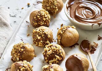 Bouchées chocolat cacahuètes