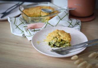 Crumble courgette & chèvre