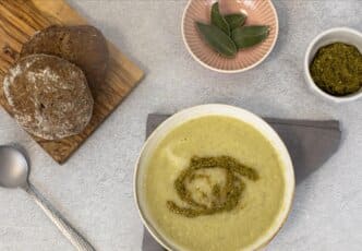 Jerusalem Artichoke and Watercress Soup