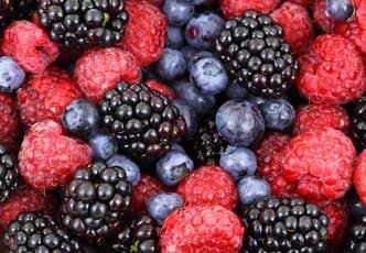 Raspberry and Blueberry Muffins