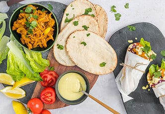 Chicken Shawarma with Gluten-free Pitta