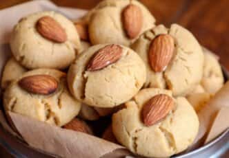 Almond Butter Cookies by Vineet Bhatia