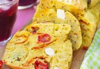 Cake au chorizo et chèvre