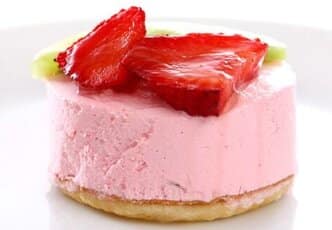 Frozen Strawberry Cheesecake