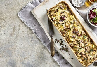 Vegan Mushroom Quiche
