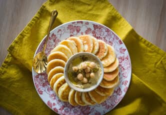 Blinis express et Houmous à l'avocat