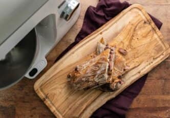 Caramelized Red Onion, Roasted Garlic and Thyme Ciabatta by Patrick Ryan