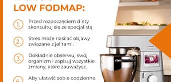 Cenne wskazówki w diecie LOW FODMAP. - infografika