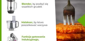 Co pomoże Ci w przygotowaniu placków? - infografika.